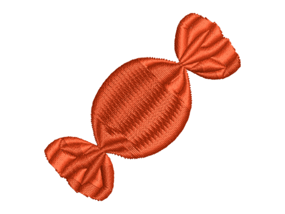 Wrapped Candy Embroidery