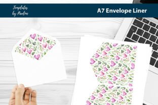 A7 Heart Valentine Envelope Liner