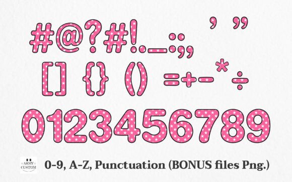 Am Star Font PNG with transparent background - Preview 3