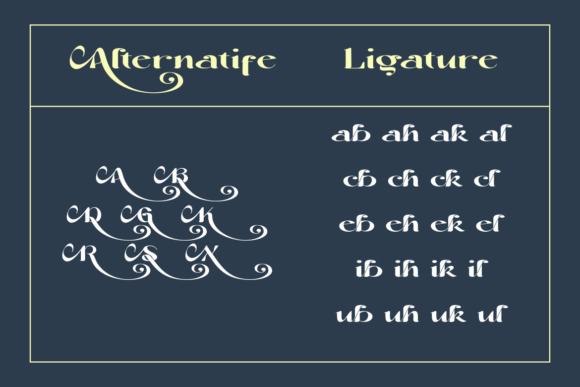 Azula Font - Preview 3