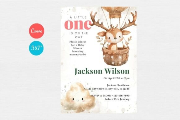 Baby Shower Welcome Sign & Invitation