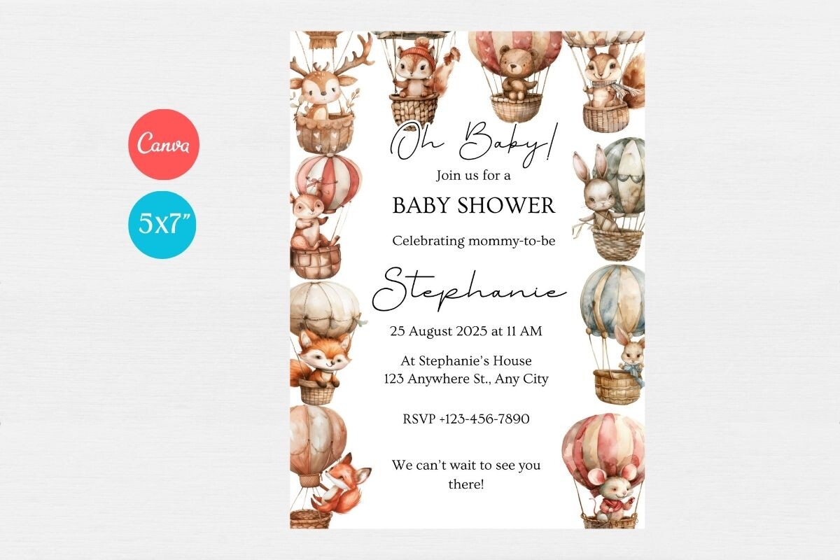 Baby Shower Welcome Sign & Invitation