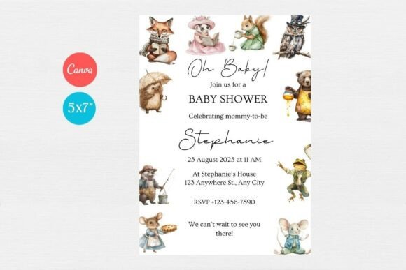 Baby Shower Welcome Sign & Invitation