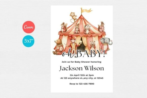 Baby Shower Welcome Sign & Invitation