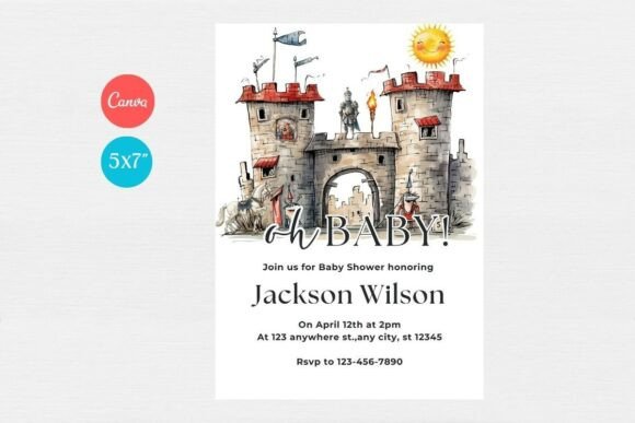 Baby Shower Welcome Sign & Invitation