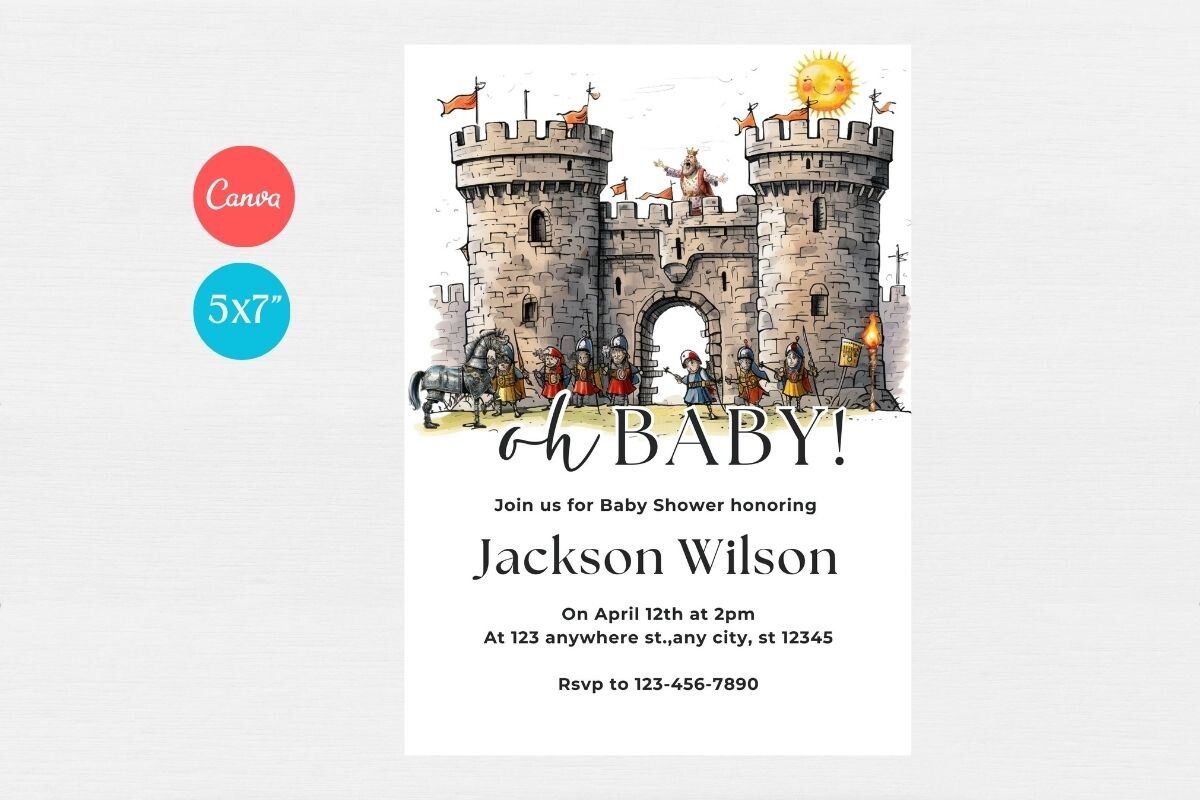 Baby Shower Welcome Sign & Invitation