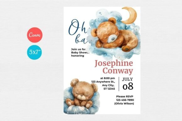 Baby Shower Welcome Sign & Invitation