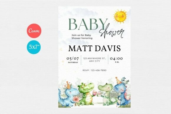 Baby Shower Welcome Sign & Invitation