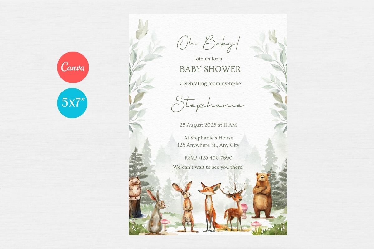Baby Shower Welcome Sign & Invitation