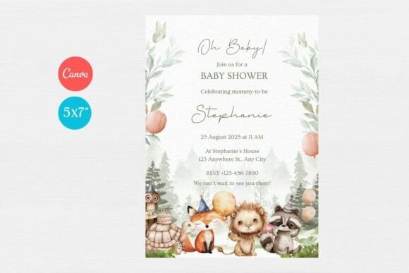 Baby Shower Welcome Sign & Invitation