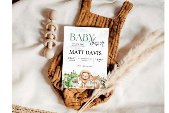 Baby Shower Welcome Sign & Invitation