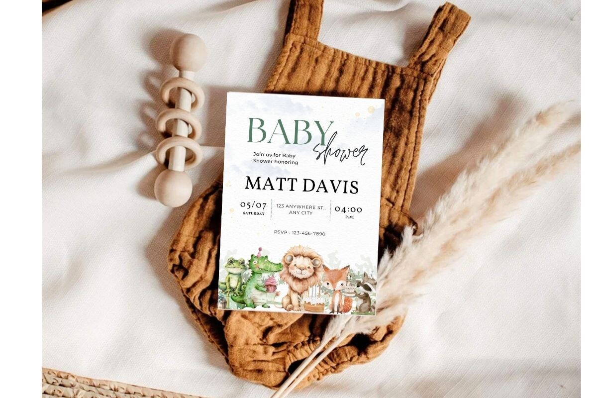 Baby Shower Welcome Sign & Invitation
