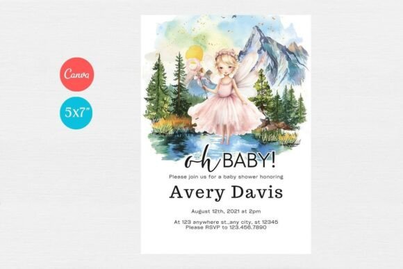 Baby Shower Welcome Sign & Invitation