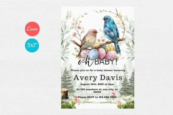 Baby Shower Welcome Sign & Invitation