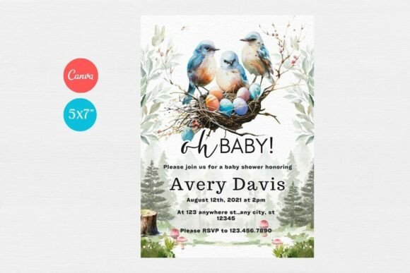 Baby Shower Welcome Sign & Invitation