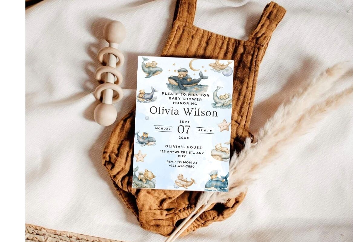 Baby Shower Welcome Sign & Invitation