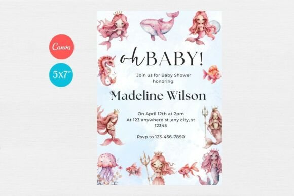 Baby Shower Welcome Sign & Invitation