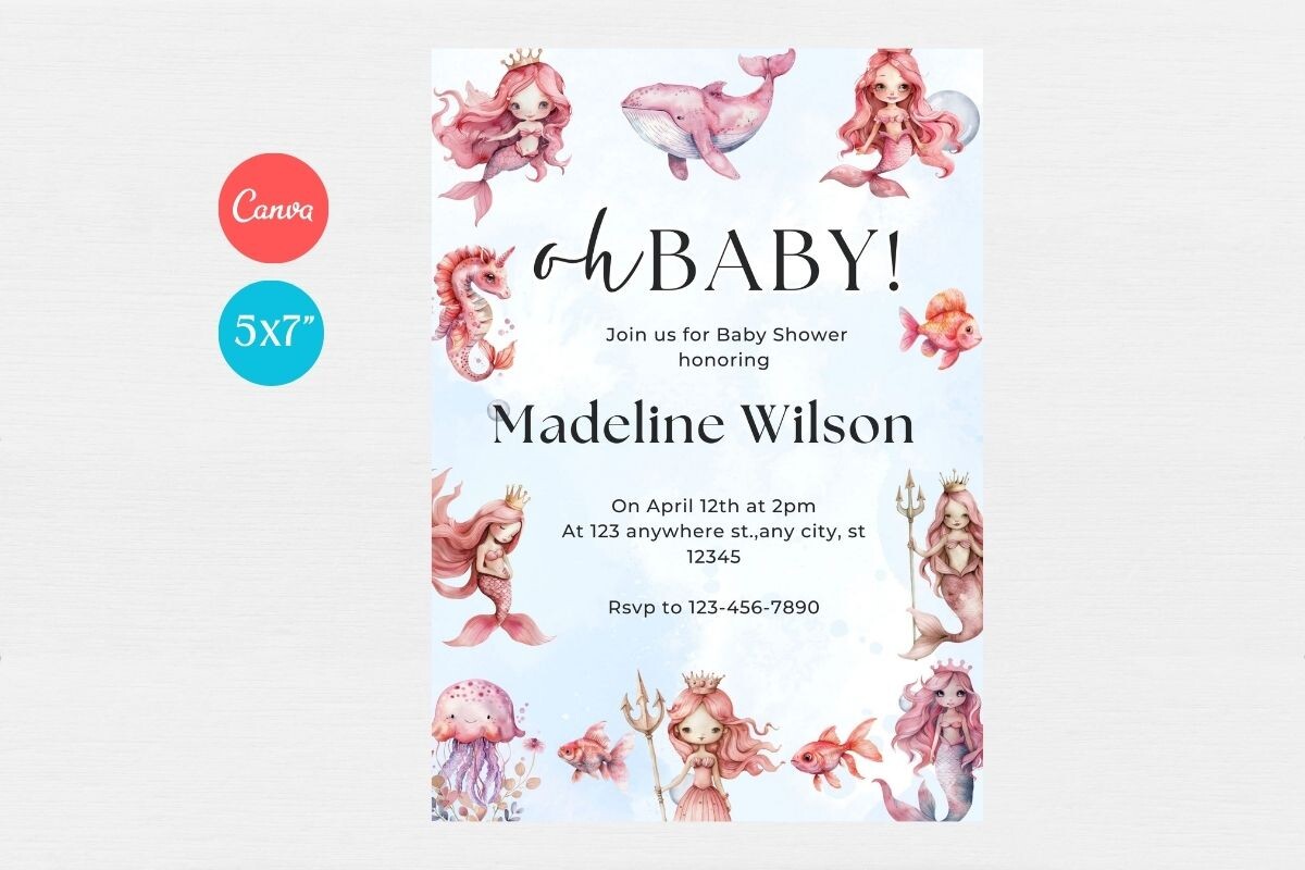 Baby Shower Welcome Sign & Invitation