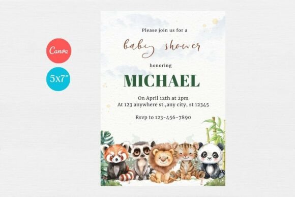 Baby Shower Welcome Sign & Invitation