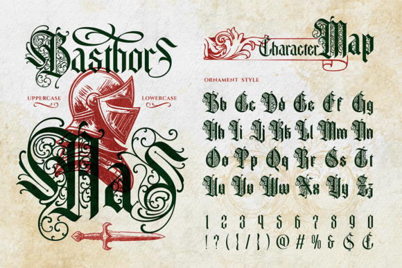 Basthors Font - Preview 1