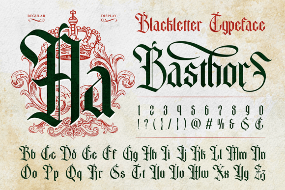 Basthors Font - Preview 6