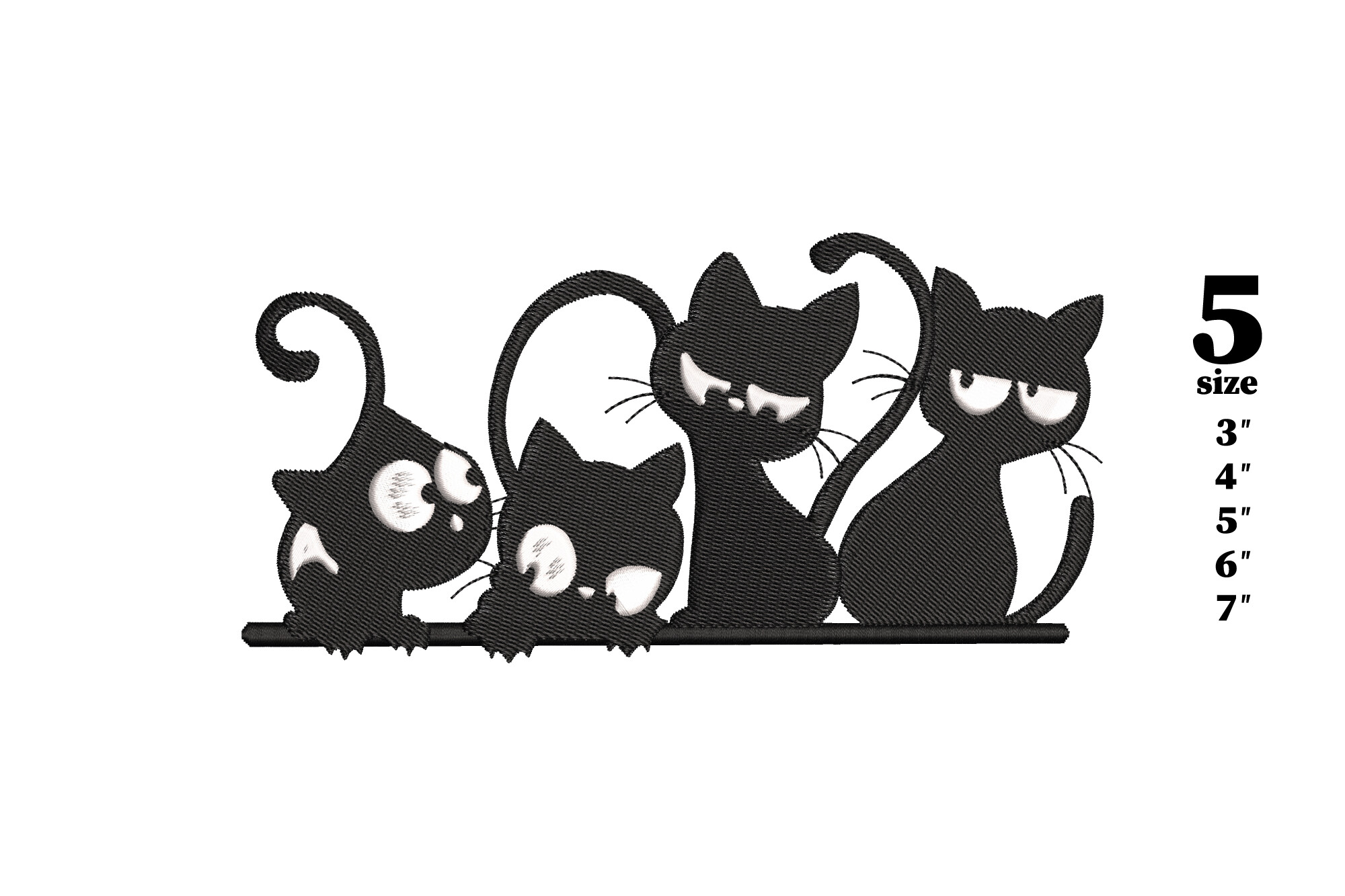 Black Cats Peeking