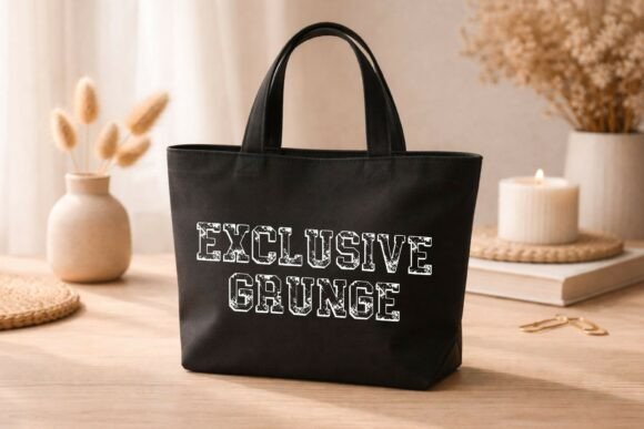 Black Distressed Font - Preview 3