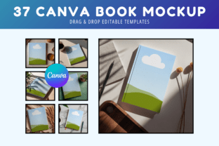 Canva Editable Book Mockup Templates Graphic by SnapyBiz · Creative Fabrica