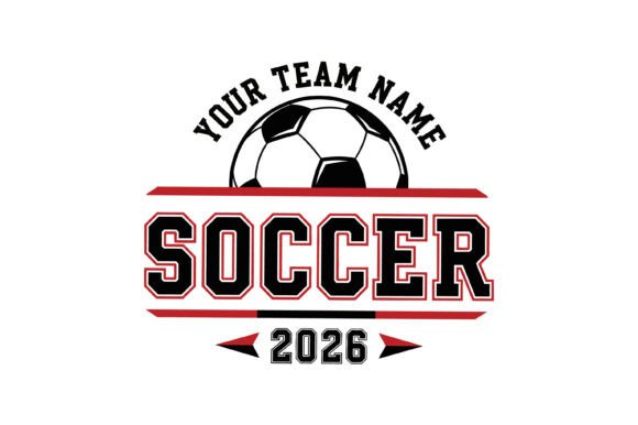 Team Name Graphics Custom Soccer Team Name Design Graphic by Crafts Station · Creative Fabrica