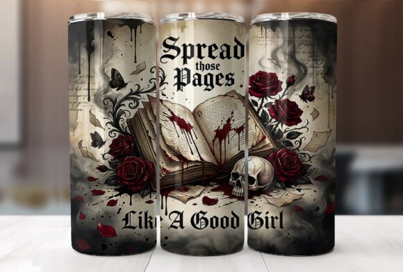 Dark Romance Book Quote 20oz Tumbler PNG
