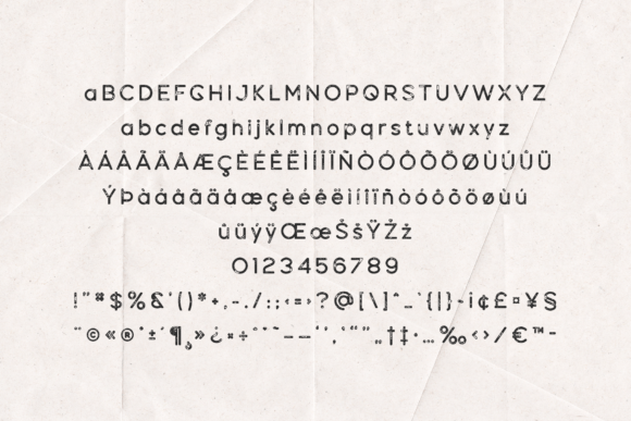 Dense Font - Preview 4