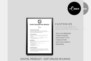 Event Decorator Forms Bundle Template Graphic by Gfx Shaown · Creative ...