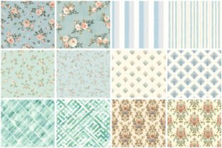 Floral & Watercolor Digital Patterns Graphic by sagorarts · Creative ...