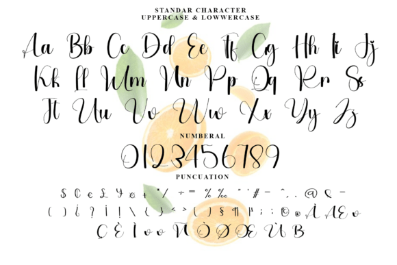 Fruity Orange Font - Preview 5