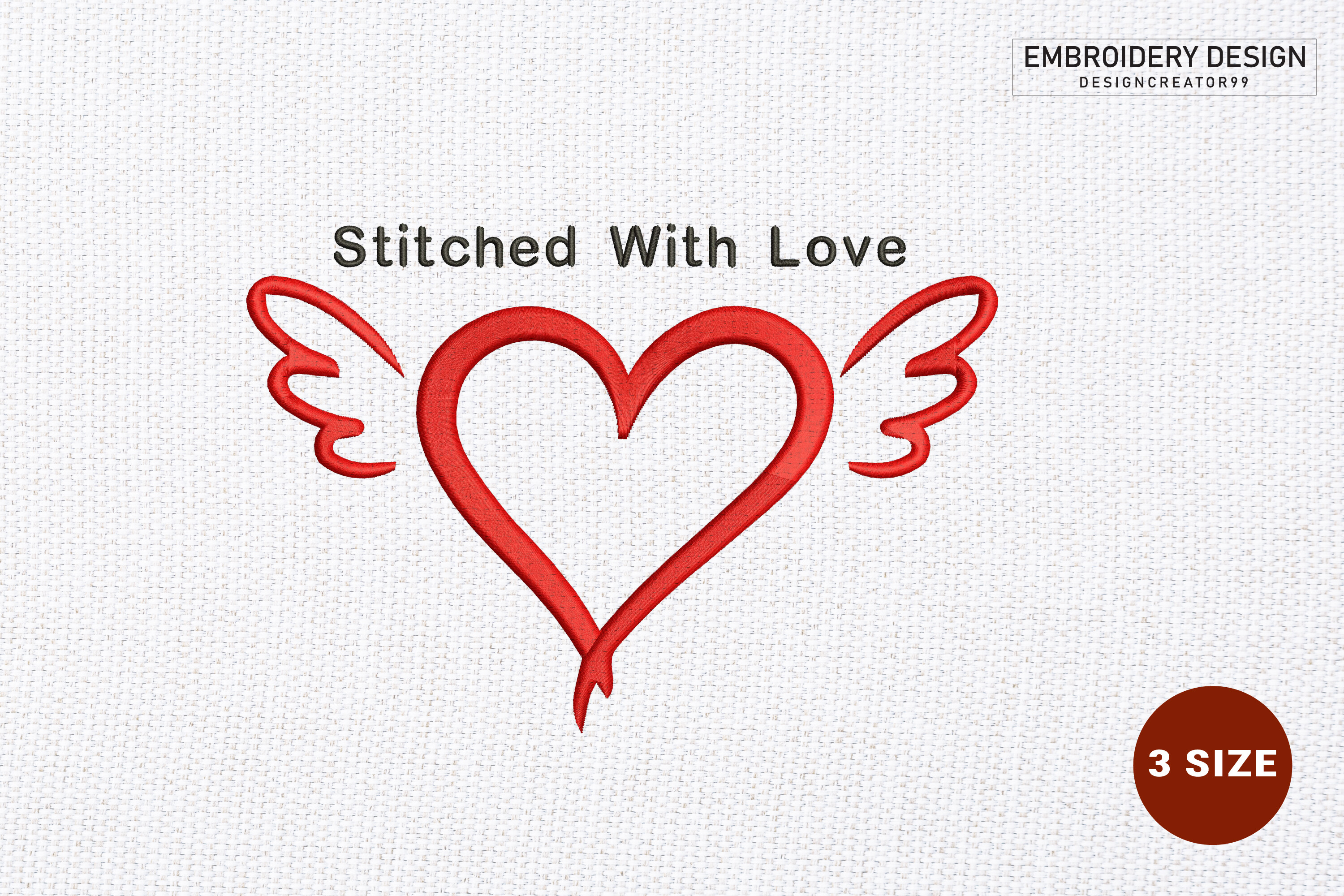 Heart Embroidery Design