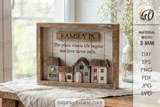 Home Family Decors Bundle Laser Cut · Creative Fabrica