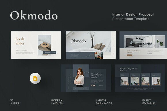 Interior Design Proposal Google Slides