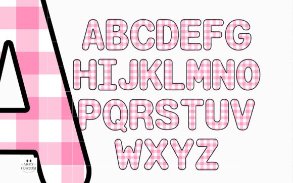 Mom Pink Font PNG with transparent background - Preview 2