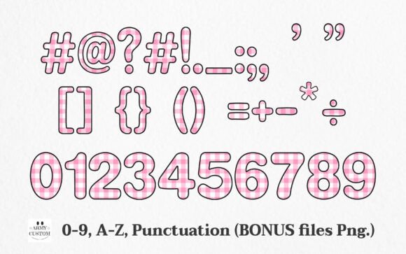 Mom Pink Font PNG with transparent background - Preview 3