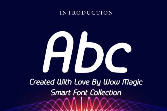 Neon Pulse Font PNG with transparent background - Preview 1