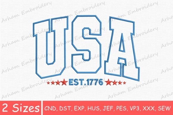 Patriotic USA EST 1776