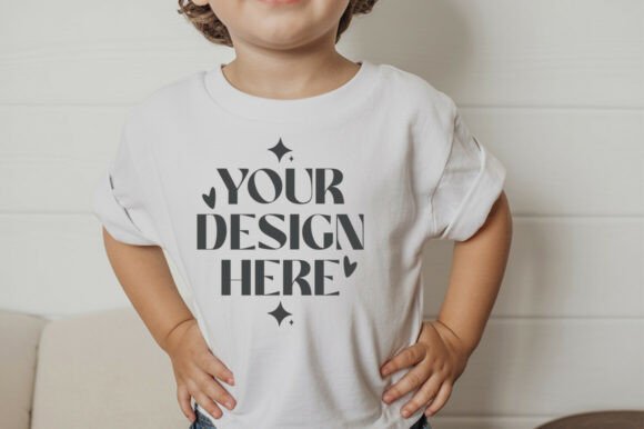 Rabbit Skins 3321 Toddler Mockup Graphic Product Mockups By MocksStudio