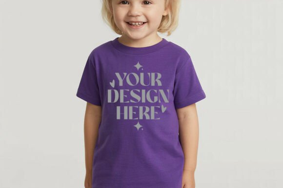 Rabbit Skins 3321 Toddler Mockup Grafik Produktmodelle (Mockups) Von MocksStudio