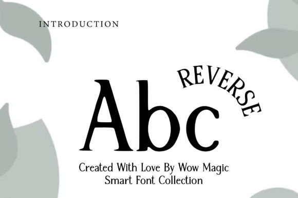 Reverse Contrast Font PNG with transparent background - Preview 1