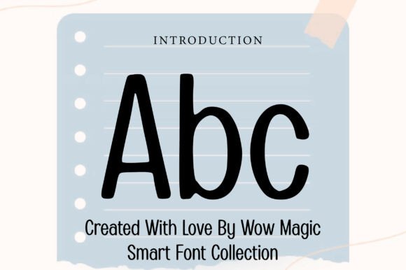 Slightly Quirky Font PNG with transparent background - Preview 1