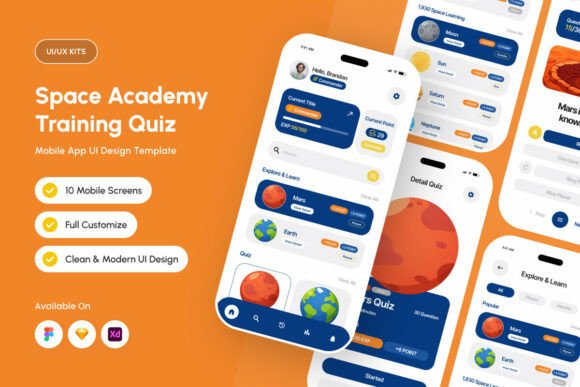 Space Academy Training Quiz App