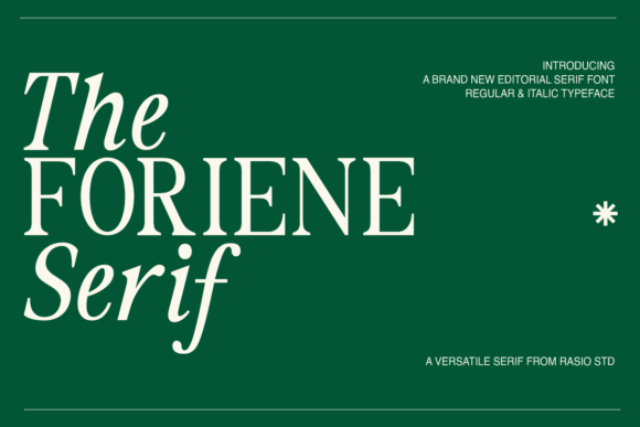 The Foriene Serif