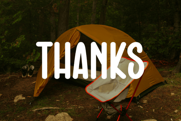 Adventure Camping Font - Preview 4