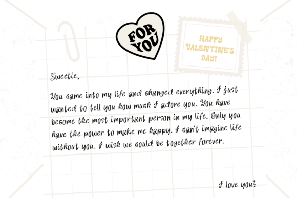 Amelia Notes Font - Preview 5