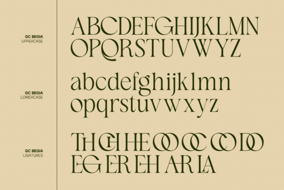 Begia Font PNG with transparent background - Preview 1